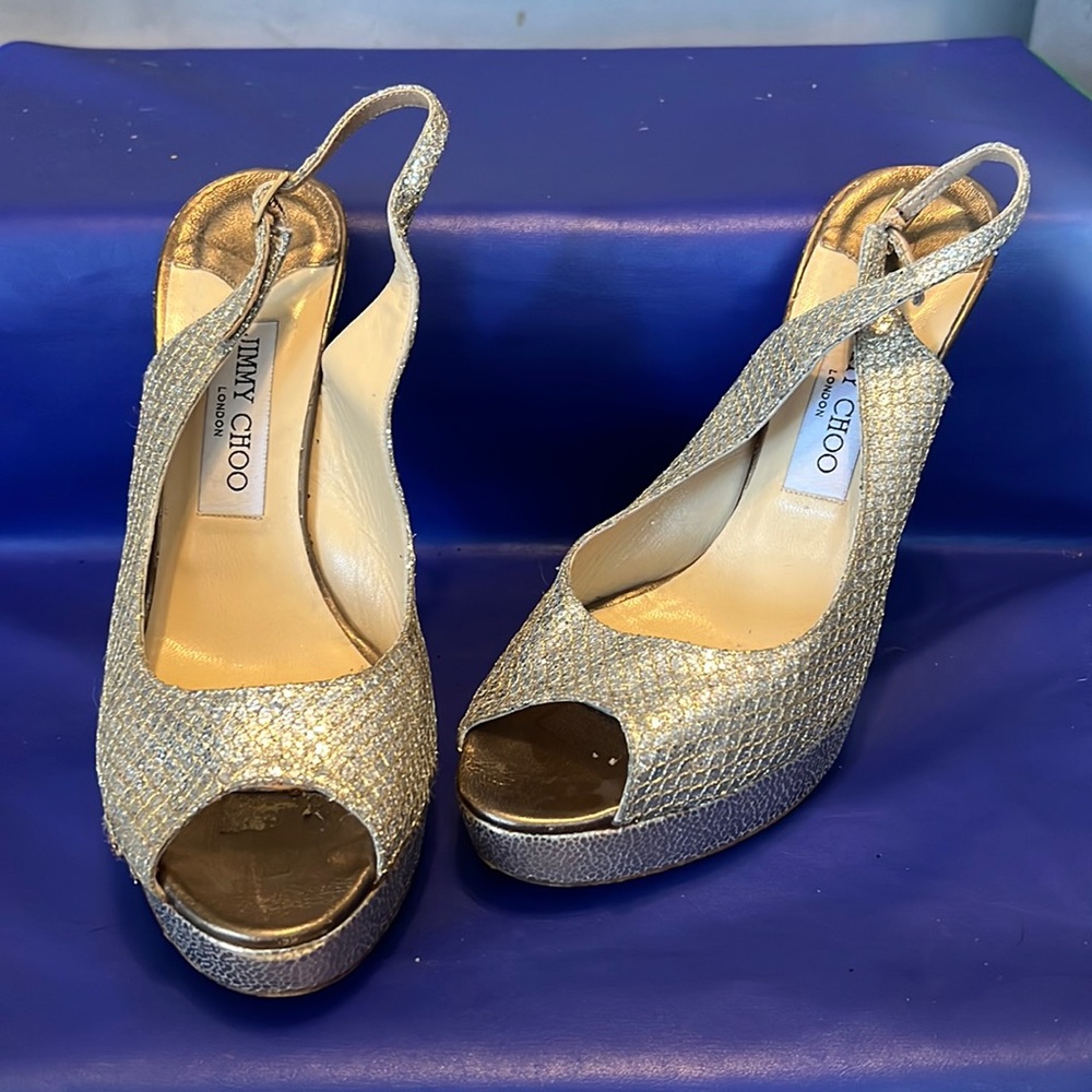 Jimmy choo sling back heels